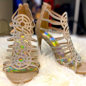 Gold/Champagne heels